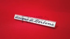 EMBLEMA "Disegno Di Bertone" DAL 1963 AL 1969 IN PLASTICA 